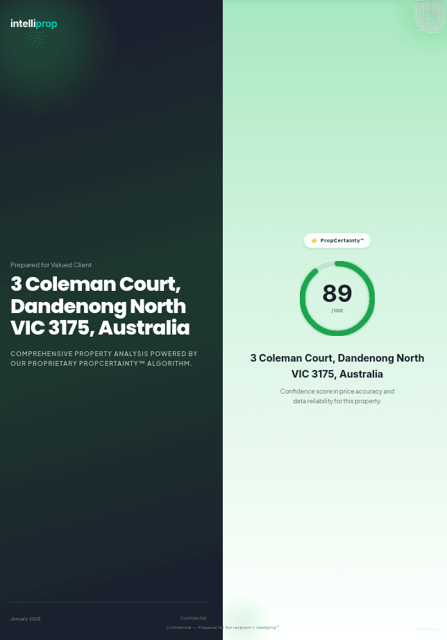 Preview of Property Report